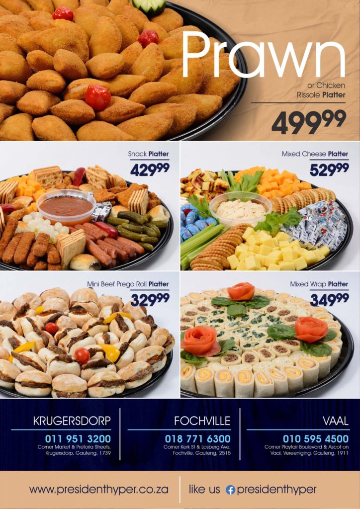 Platter Menu President Hyper