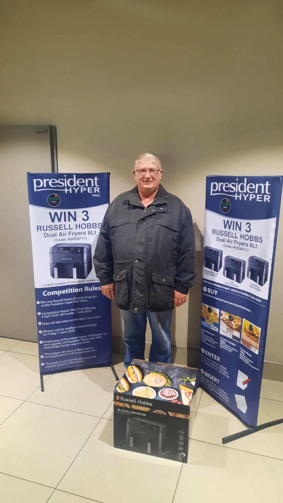 Vaal Winner of air fryer competition